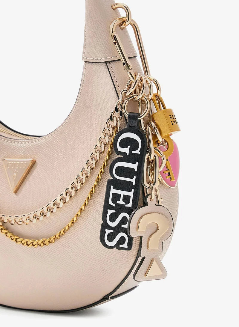 GUESS Light Taupe Davina Shoulder Bag for Women | Best Price UAE